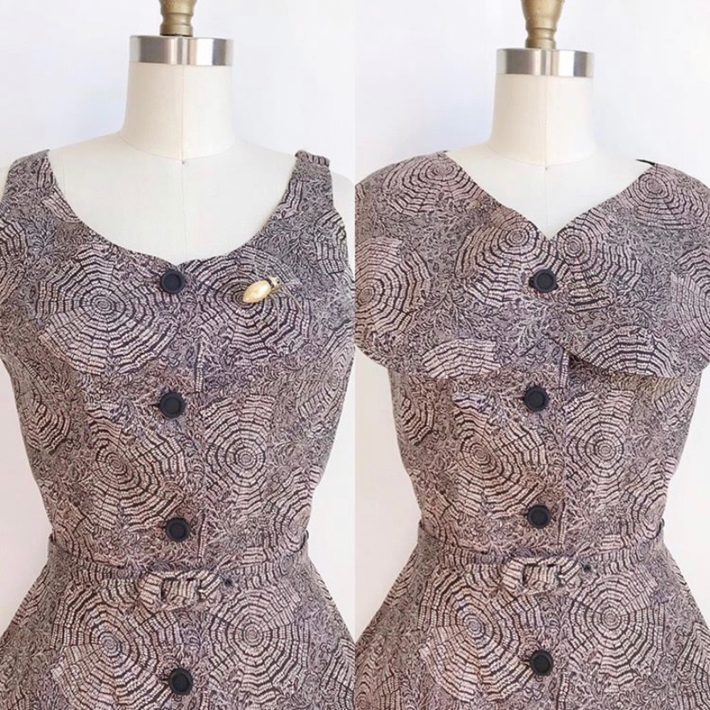 True Vintage 1950s Spiderweb dress